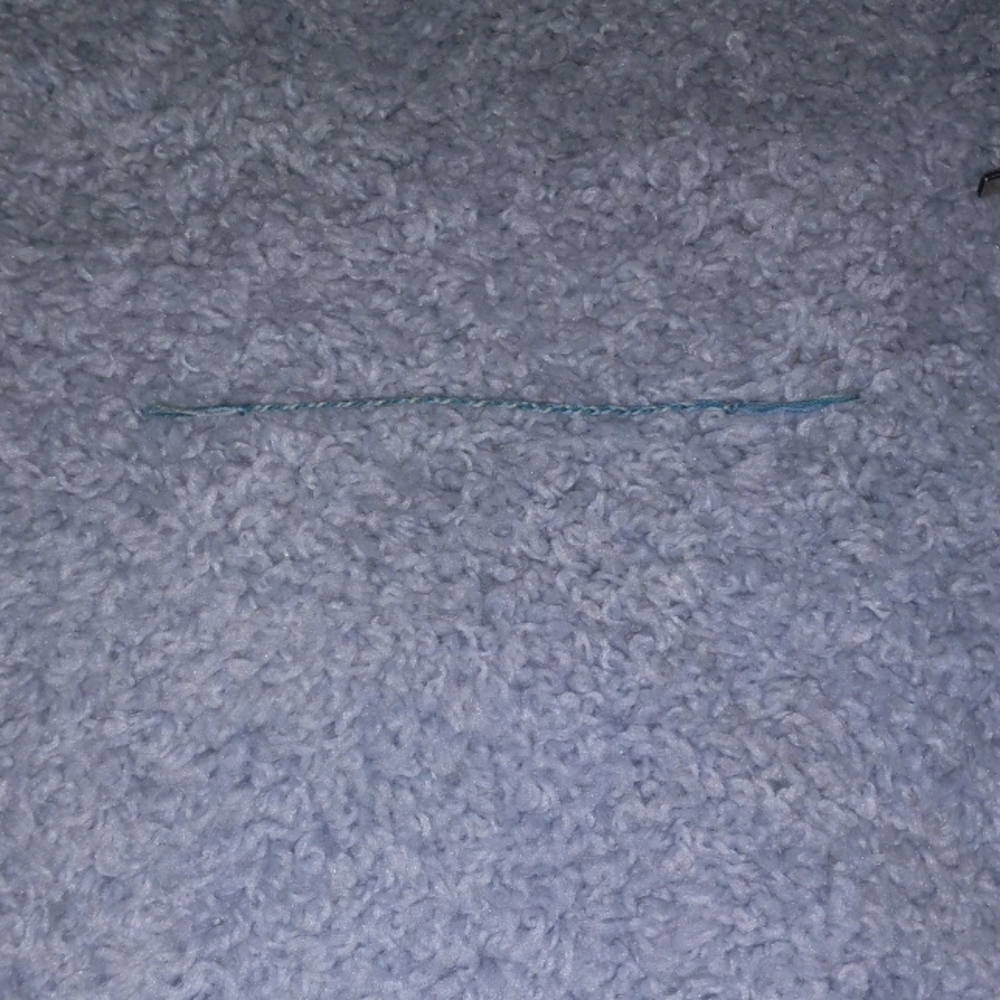 Handmade String Braclet: 7 in (Small) Light Blue, Medium Blue, and Dark Blue